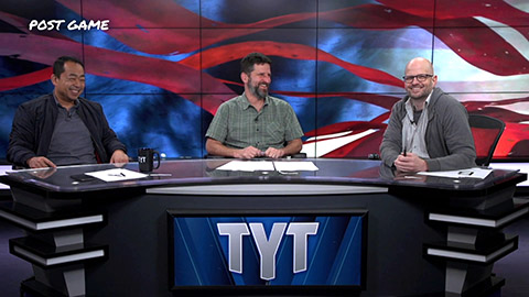 Hank Thompson on a the Post-game show at The Young Turks